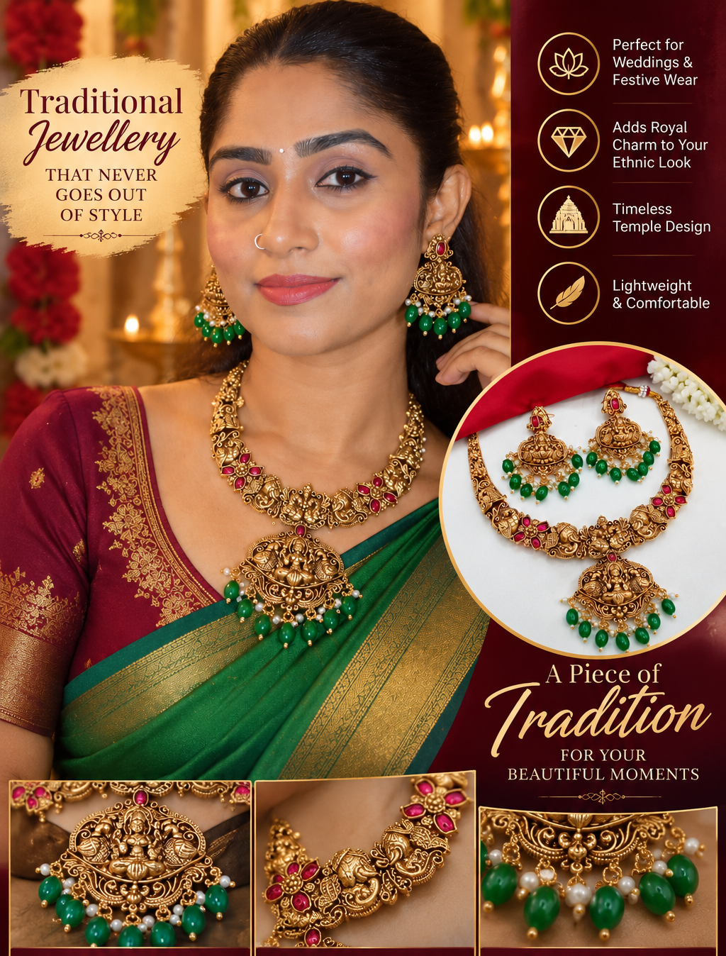 Ganesha Lakshmi Necklace