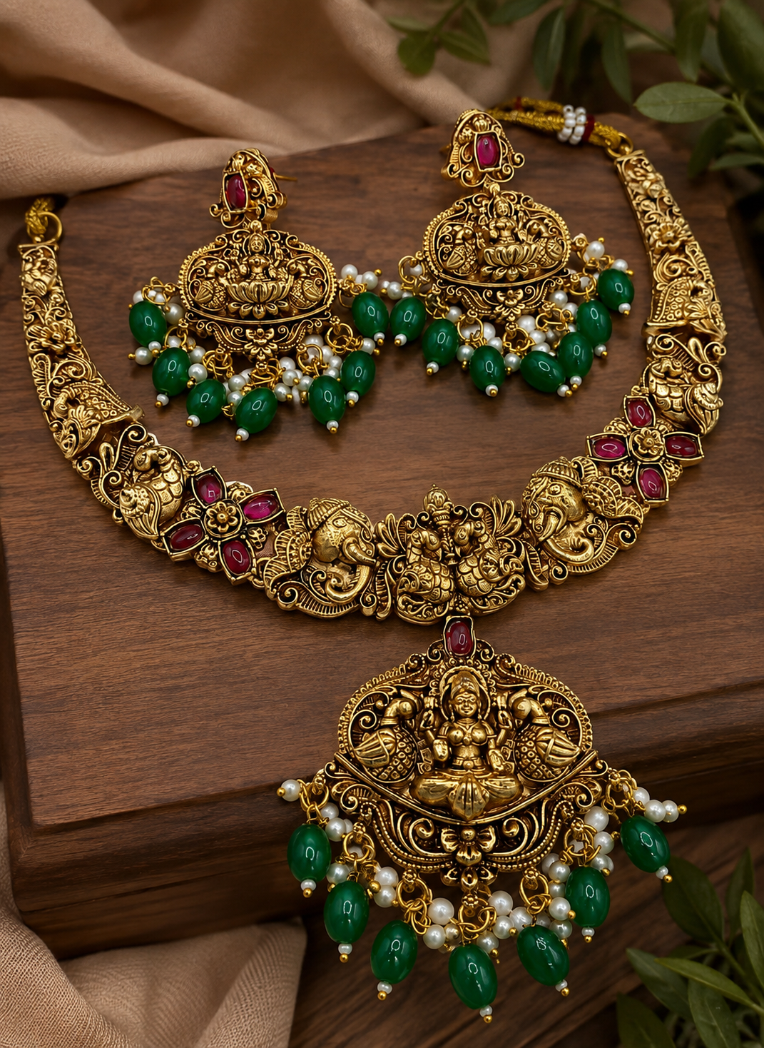 Ganesha Lakshmi Necklace