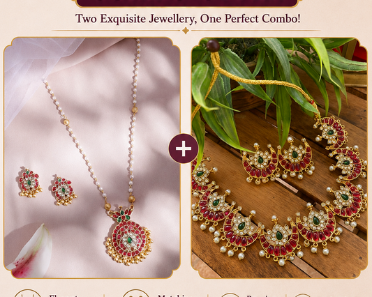 Combo set Chandra+ pearl haram